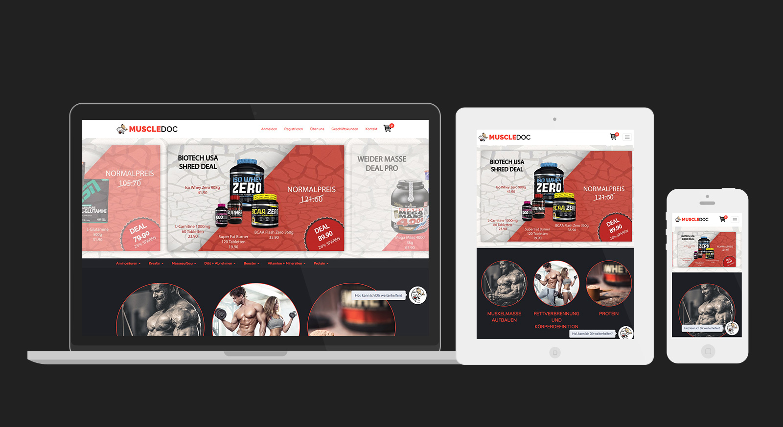 Muscledoc responsive design
