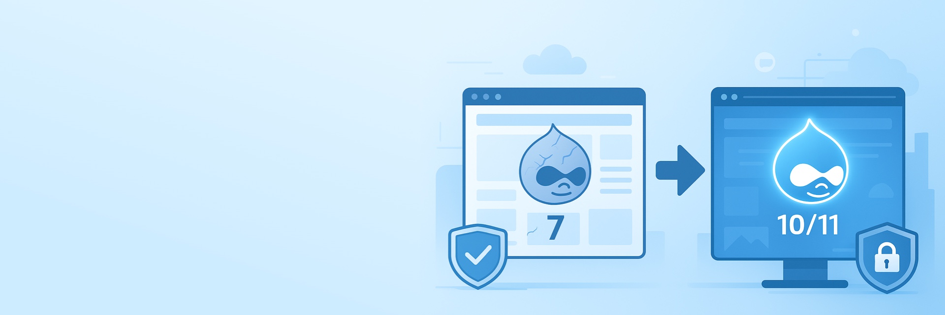 Drupal 7 End of Support Upgrade to Drupal 10/11